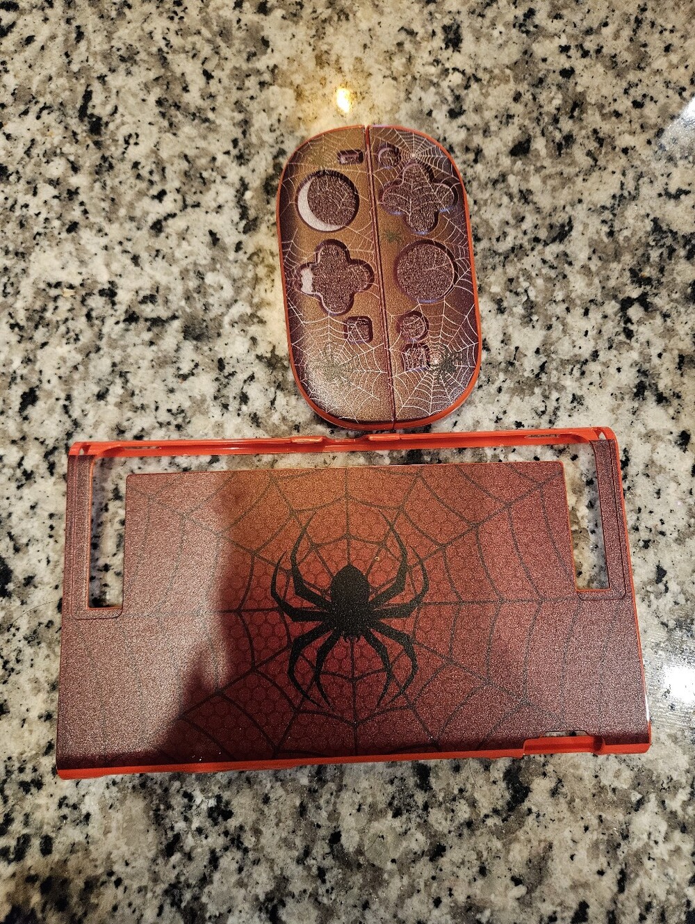 Red Spider Web Protective Case Set Nintendo Switch 2 Spiderman Red Game Cover